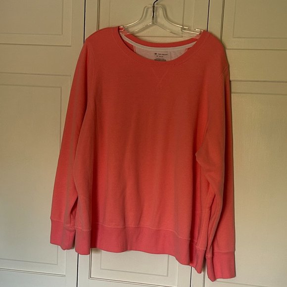 NWOT Tek Gear Coral 2X Ultrasoft Fleece Crewneck Sweatshirt - Picture 2 of 7